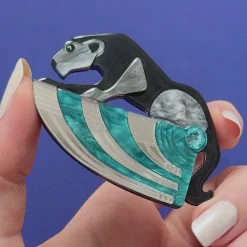 The Panther'S Embrace Brooch