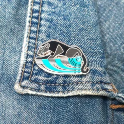 The Panther'S Embrace Enamel Pin