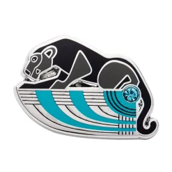 The Panther'S Embrace Enamel Pin