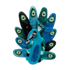 The Picturesque Peacock Brooch