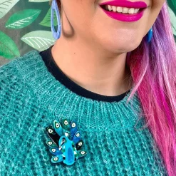 The Picturesque Peacock Brooch