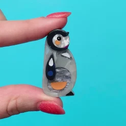 The Promising Penguin Mini Brooch