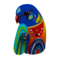 The Radiant Rainbow Lorikeet Brooch