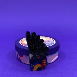 The Rare Red-Tail Cockatoo Brooch