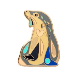 The Sage Sea Lion Enamel Pin