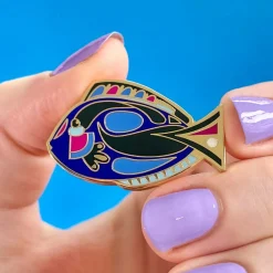 The Sartorial Surgeon Fish Enamel Pin