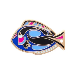 The Sartorial Surgeon Fish Enamel Pin