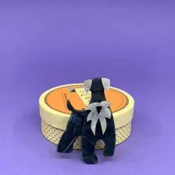 The Schnauzer And Klaus Brooch