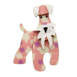 The Schnauzer And Klaus Brooch