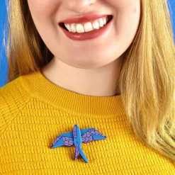 The Singing Swallow Brooch