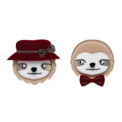 The Slothertons Double Brooch