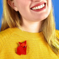 The Sly Fox Brooch
