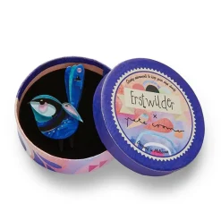 The Splendid Fairy Wren Brooch