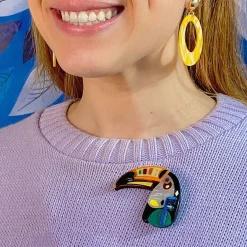 The Tactful Toucan Brooch