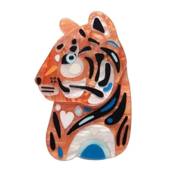 The Tranquil Tiger Brooch