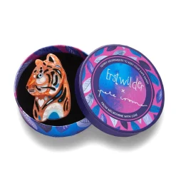 The Tranquil Tiger Brooch