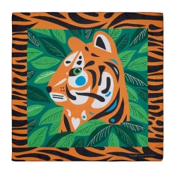 The Tranquil Tiger Square Scarf