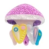 The Whimsical White Spotted Jellyfish Brooch