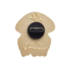 The Whimsical White Spotted Jellyfish Enamel Pin