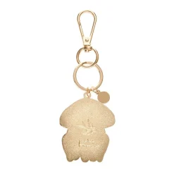 The Whimsical White Spotted Jellyfish Enamel Key Ring