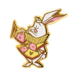 The White Rabbit Announces Enamel Pin