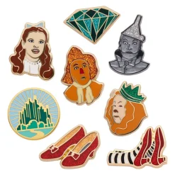 The Wizard Of Oz Enamel Pin Pack - 8 Piece