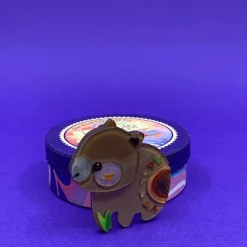The Wondrous Wombat Brooch