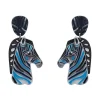 The Zealous Zebra Earrings