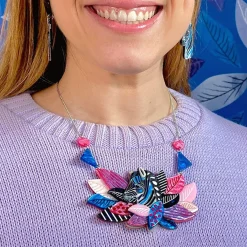 The Zealous Zebra Necklace