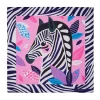 The Zealous Zebra Square Scarf