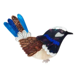 Thunderbolt Of Cobalt Brooch