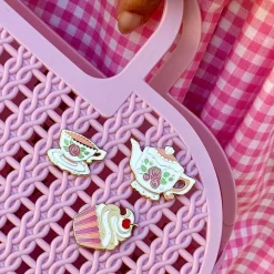 Time For Tea Enamel Pin Set