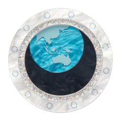 Tiny Blue Dot Brooch