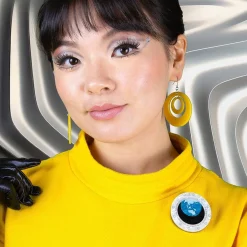 Tiny Blue Dot Brooch