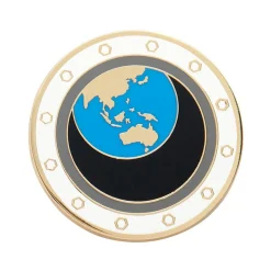 Tiny Blue Dot Enamel Pin