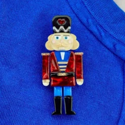 Tiny Tin Soldier Brooch
