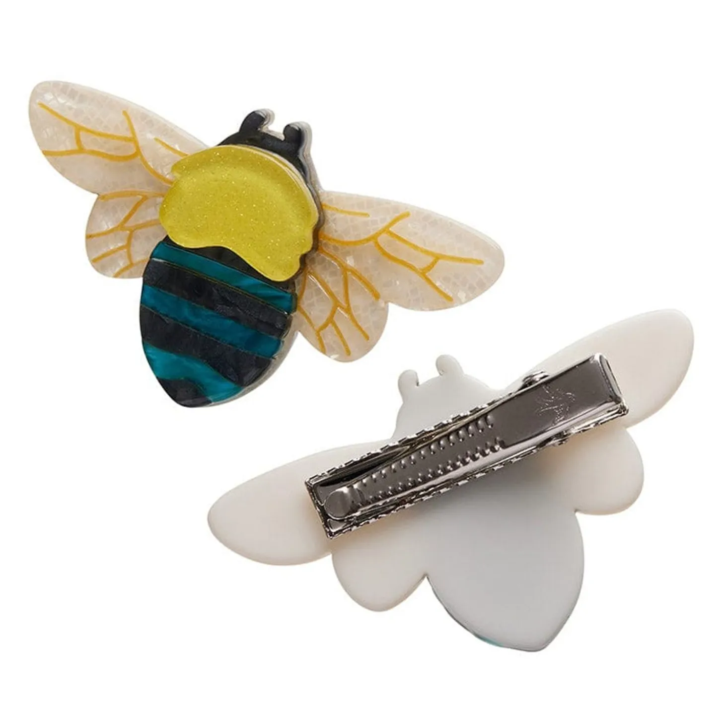 To Bee Or Not To Bee Hair Clips Set - 2 Piece