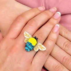 To Bee Or Not To Bee Statement Ring