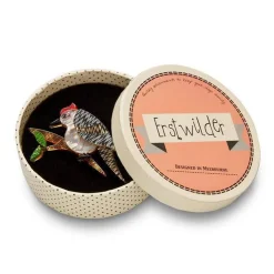 Tori Tree Drummer Bird Brooch