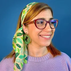 Tranquil Leaves Head Scarf