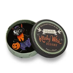 Treat Seeker Cat Brooch