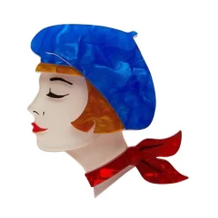 Tres Chic Brooch - Blue