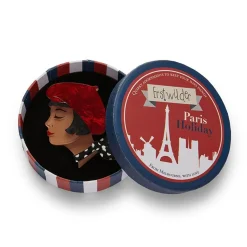 Tres Chic Brooch - Red