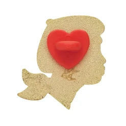 Tres Chic Enamel Pin - Red