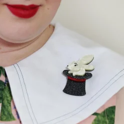 Trixie Bunny Honey Brooch
