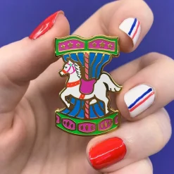 Trocadero Carousel Enamel Pin