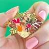 Turn A New Leaf Enamel Pin