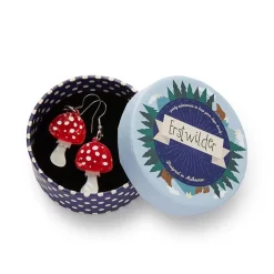Twinning Toadstools Drop Earrings