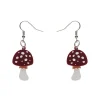 Twinning Toadstools Drop Earrings