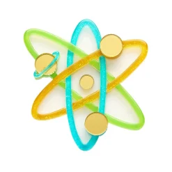 Up And Atom Mini Brooch